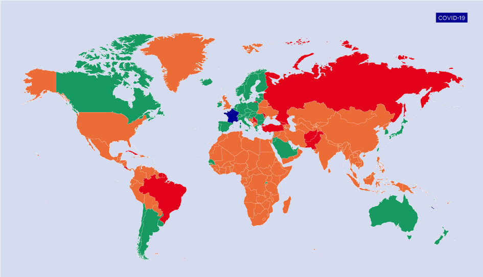 La classification des pays - JPEG